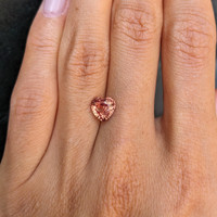 2.03 Ct. Padparadscha Sapphire from Madagascar Life Style