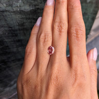 1.44 Ct. Padparadscha Sapphire from Ceylon (Sri Lanka) Life Style