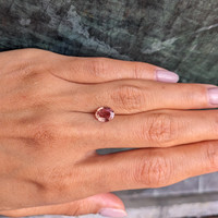 1.44 Ct. Padparadscha Sapphire from Ceylon (Sri Lanka) Life Style