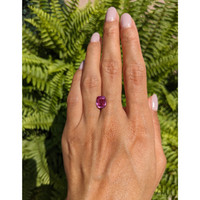 3.03 Ct. Pink Sapphire from Madagascar Life Style