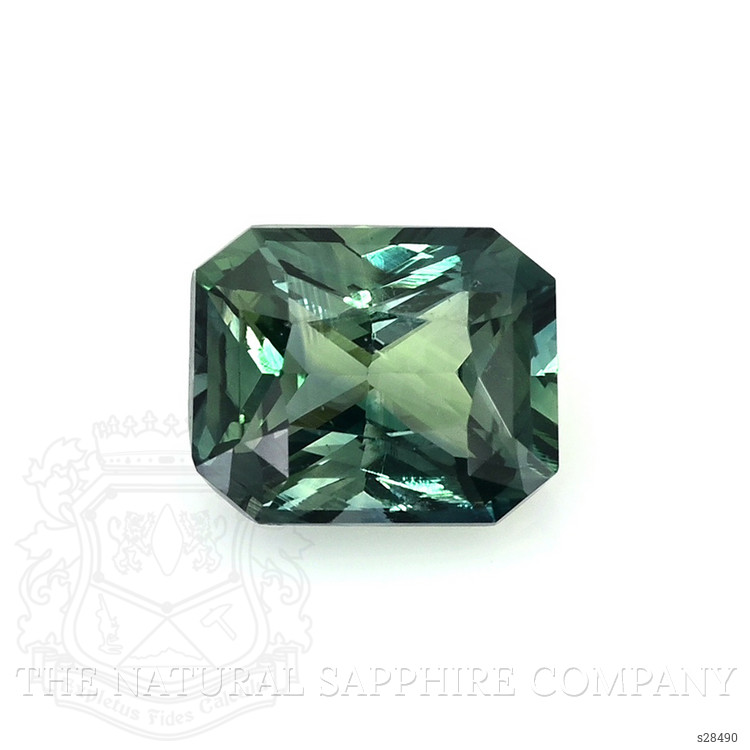 2.60 Ct. Bluish Green Sapphire from Ceylon (Sri Lanka)