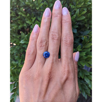 3.36 Ct. Blue Sapphire from Ceylon (Sri Lanka) Life Style