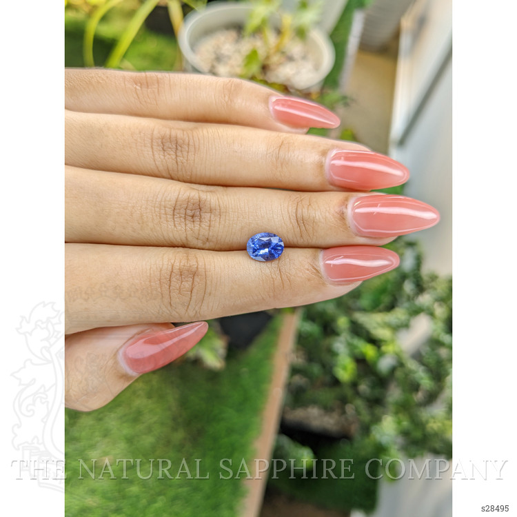 1.88 Ct. Blue Sapphire from Ceylon (Sri Lanka)