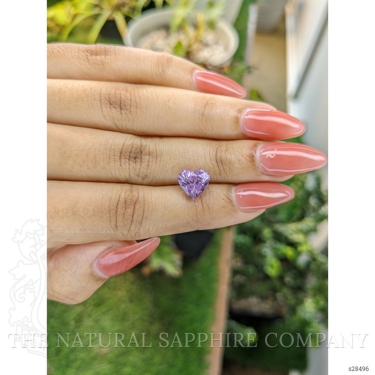 3.00 Ct. Pinkish Purple Sapphire from Ceylon (Sri Lanka)