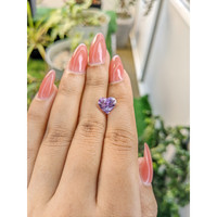 3.00 Ct. Pinkish Purple Sapphire from Ceylon (Sri Lanka) Life Style