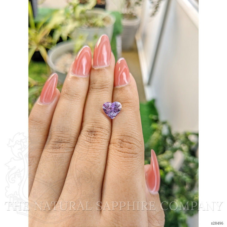 3.00 Ct. Pinkish Purple Sapphire from Ceylon (Sri Lanka)