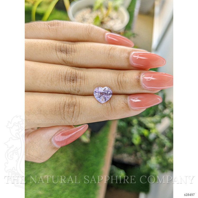 3.14 Ct. Pinkish Purple Sapphire from Ceylon (Sri Lanka)