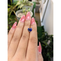 2.08 Ct. Blue Sapphire from Ceylon (Sri Lanka) Life Style