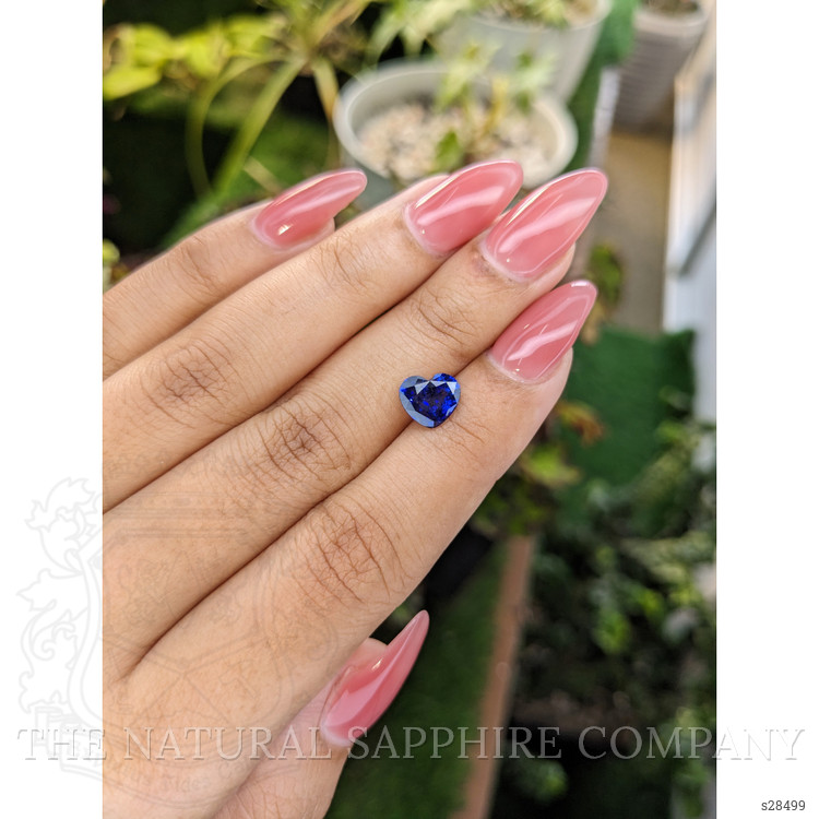 2.08 Ct. Blue Sapphire from Ceylon (Sri Lanka)