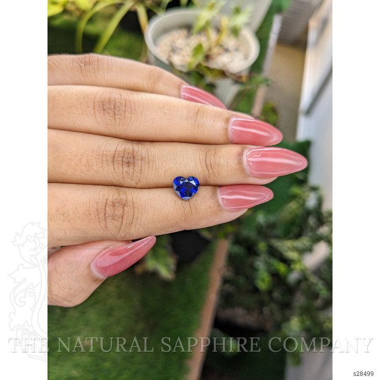2.08 Ct. Blue Sapphire from Ceylon (Sri Lanka)