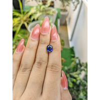 3.05 Ct. Blue Sapphire from Ceylon (Sri Lanka) Life Style
