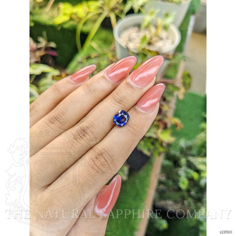 3.05 Ct. Blue Sapphire from Ceylon (Sri Lanka)
