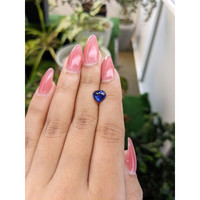 2.09 Ct. Blue Sapphire from Ceylon (Sri Lanka) Life Style