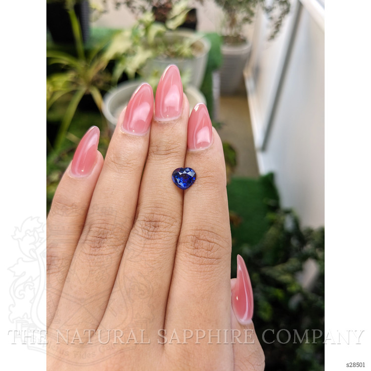 2.09 Ct. Blue Sapphire from Ceylon (Sri Lanka)