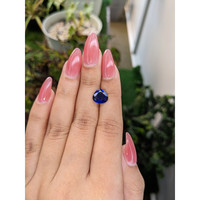 2.89 Ct. Blue Sapphire from Ceylon (Sri Lanka) Life Style