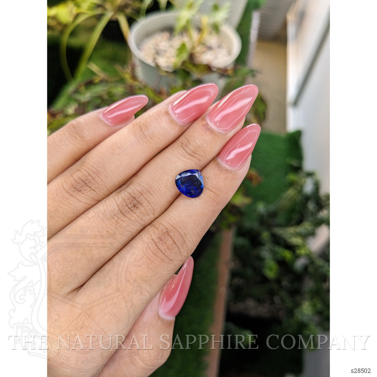 2.89 Ct. Blue Sapphire from Ceylon (Sri Lanka)