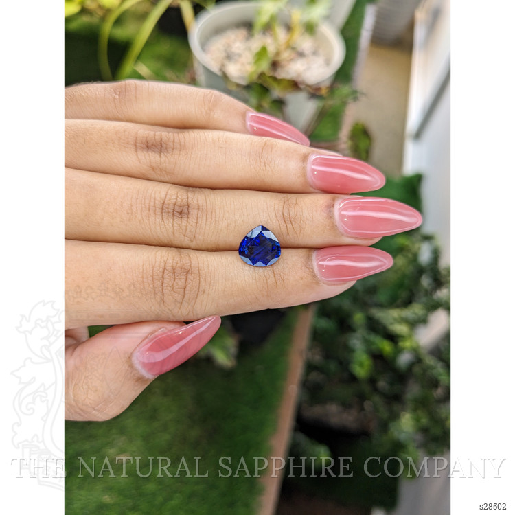 2.89 Ct. Blue Sapphire from Ceylon (Sri Lanka)