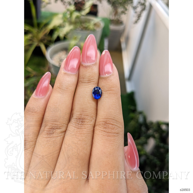 2.00 Ct. Blue Sapphire from Ceylon (Sri Lanka)