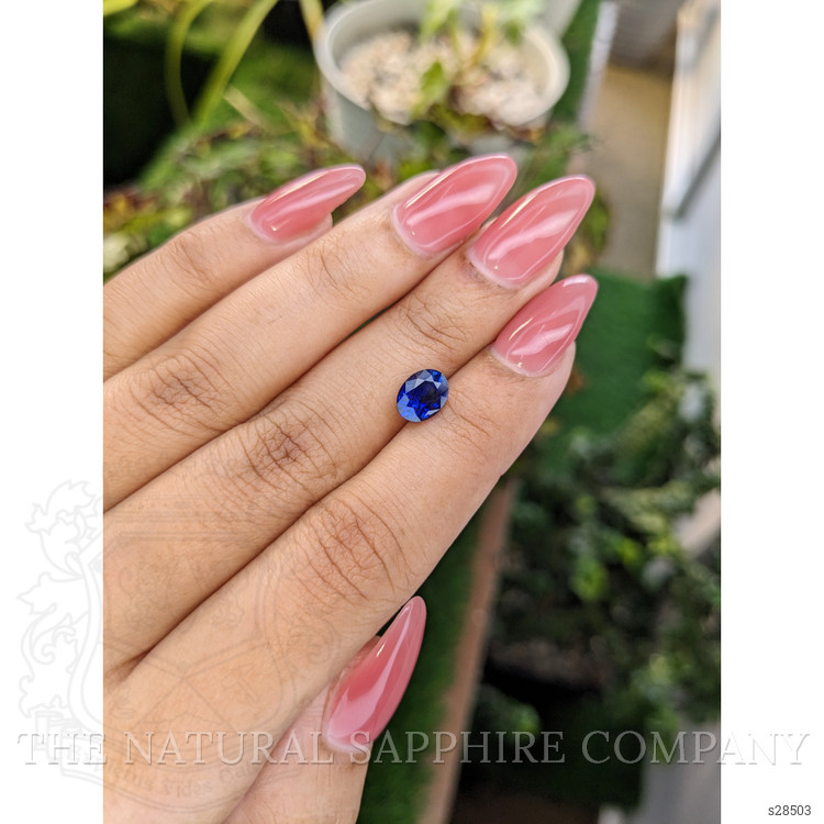 2.00 Ct. Blue Sapphire from Ceylon (Sri Lanka)