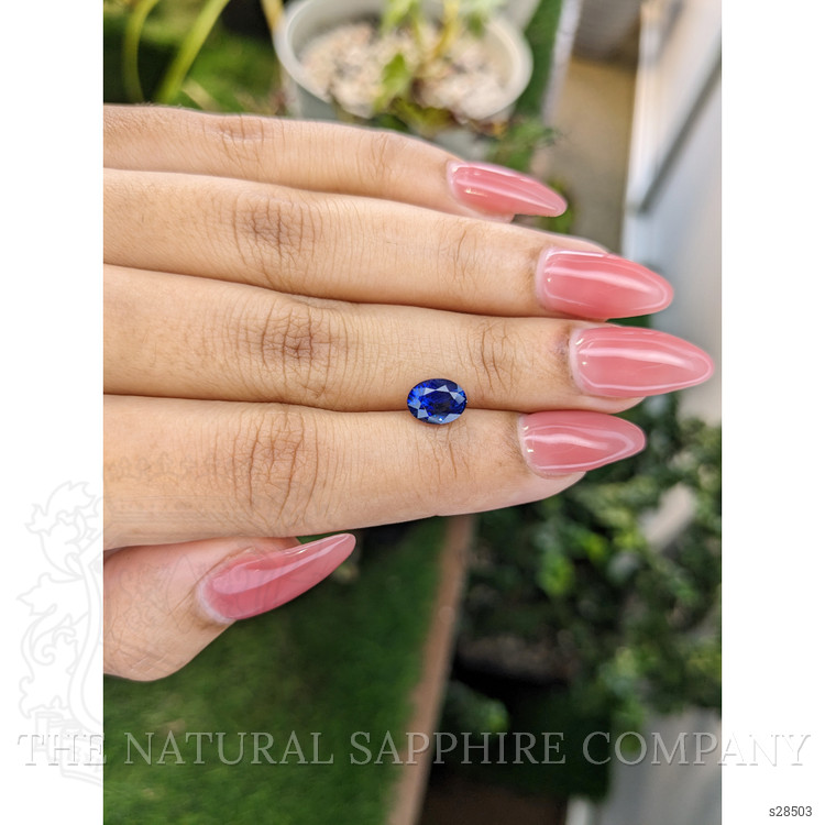 2.00 Ct. Blue Sapphire from Ceylon (Sri Lanka)