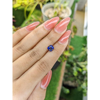 2.03 Ct. Blue Sapphire from Ceylon (Sri Lanka) Life Style