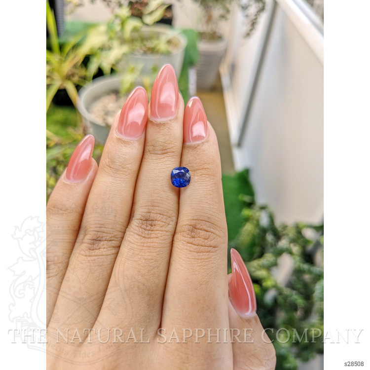 2.08 Ct. Blue Sapphire from Ceylon (Sri Lanka)