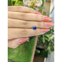 2.08 Ct. Blue Sapphire from Ceylon (Sri Lanka) Life Style