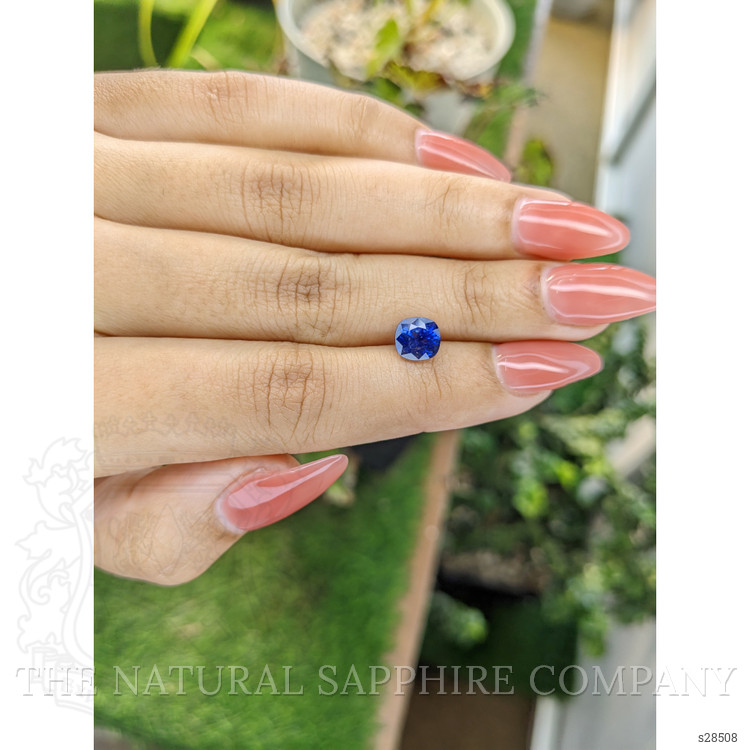 2.08 Ct. Blue Sapphire from Ceylon (Sri Lanka)