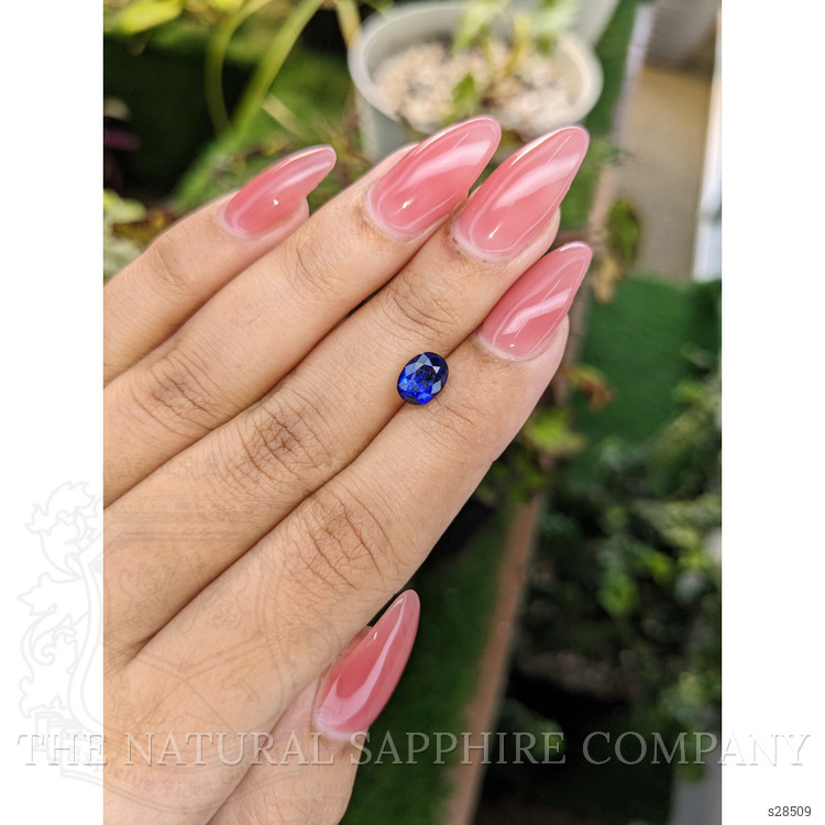 1.76 Ct. Blue Sapphire from Ceylon (Sri Lanka)