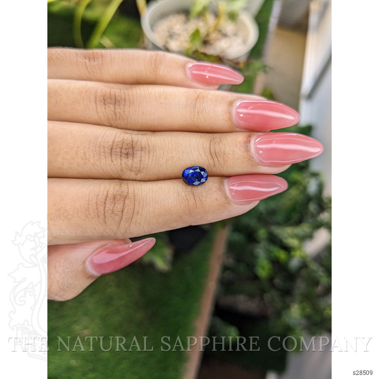 1.76 Ct. Blue Sapphire from Ceylon (Sri Lanka)