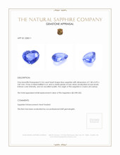 2.26 Ct. Blue Sapphire from Ceylon (Sri Lanka) Appraisal