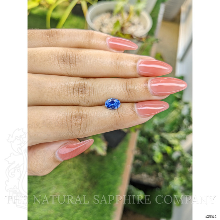 1.32 Ct. Blue Sapphire from Ceylon (Sri Lanka)