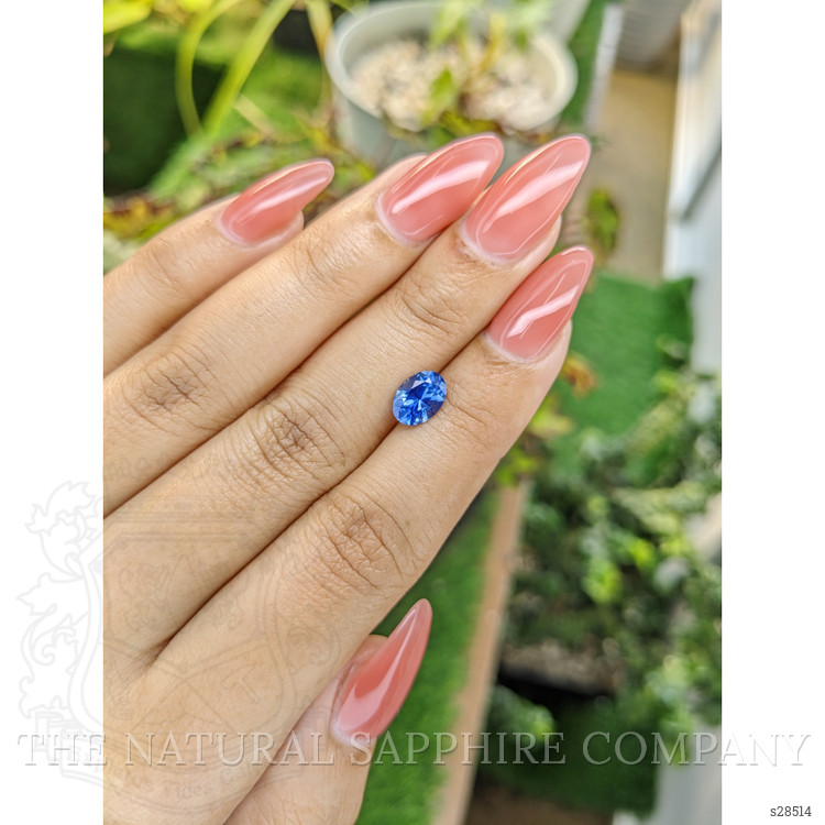 1.32 Ct. Blue Sapphire from Ceylon (Sri Lanka)
