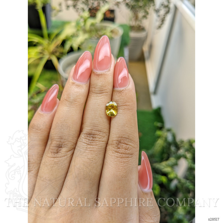 1.48 Ct. Yellow Sapphire from Ceylon (Sri Lanka)