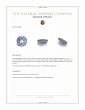 5.20 Ct. Grey Star Sapphire from Ceylon (Sri Lanka) Appraisal
