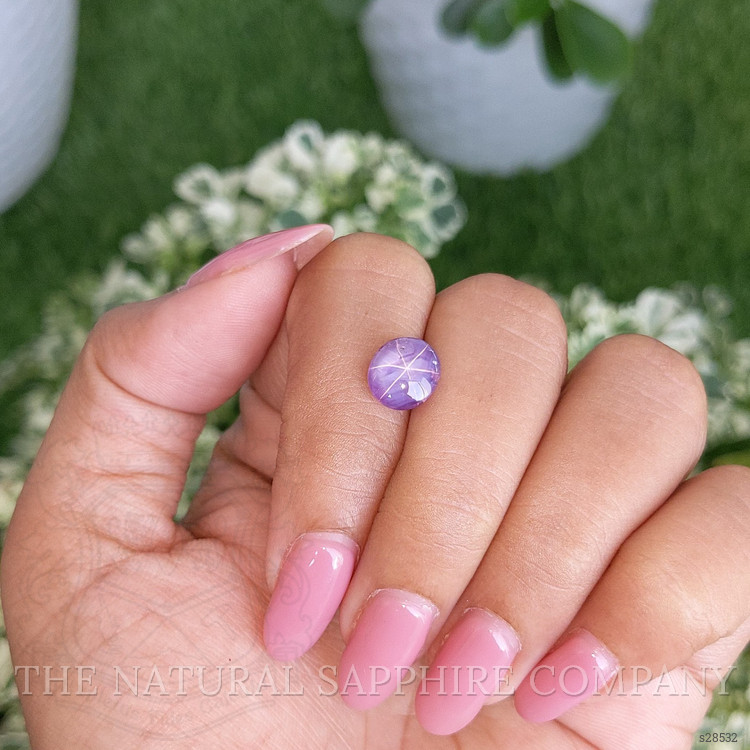 3.26 Ct. Purple Star Sapphire from Ceylon (Sri Lanka)