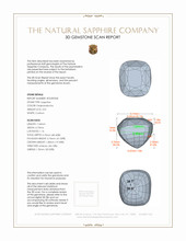 3.01 Ct. Padparadscha Sapphire from Madagascar 3 D Scan Report