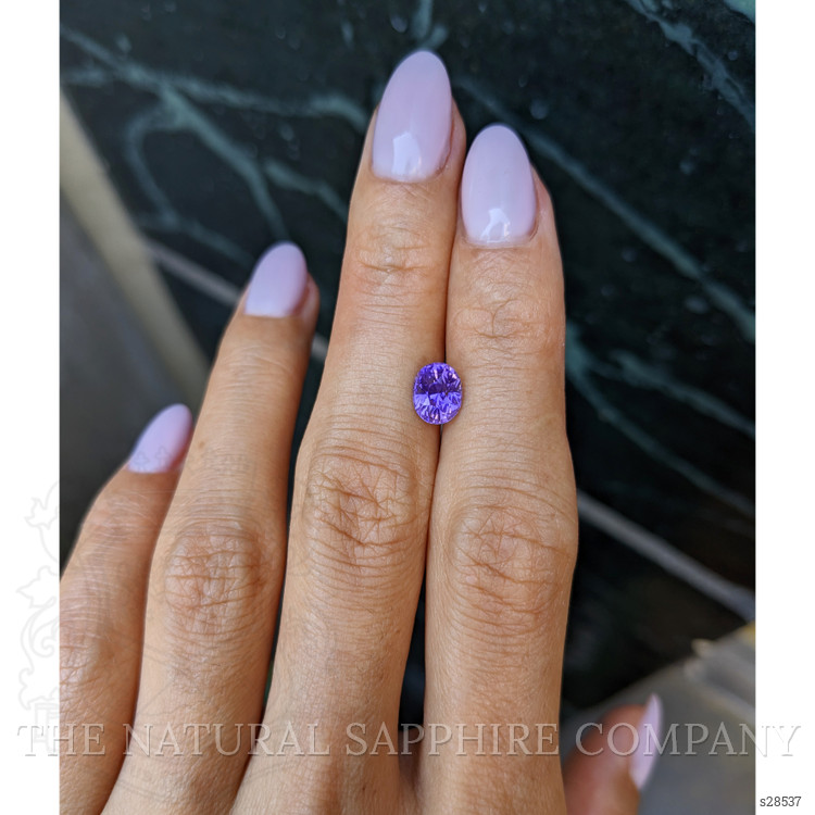 1.64 Ct. Violet Sapphire from Ceylon (Sri Lanka)