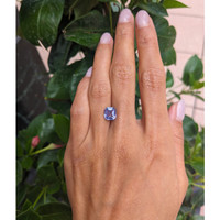 2.64 Ct. Violet Sapphire from Ceylon (Sri Lanka) Life Style