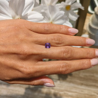 1.55 Ct. Purple Sapphire from Ceylon (Sri Lanka) Life Style