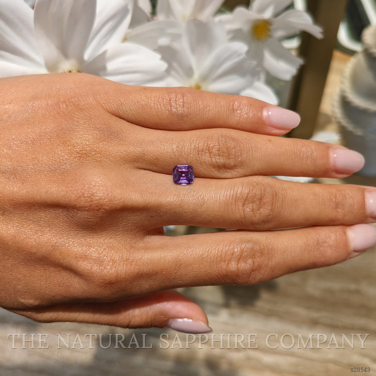 1.55 Ct. Purple Sapphire from Ceylon (Sri Lanka)