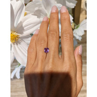 1.55 Ct. Purple Sapphire from Ceylon (Sri Lanka) Life Style