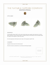 338.93 Ct. Bluish Grey Rough Sapphire Crystal from Ceylon (Sri Lanka) Appraisal