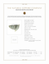 338.93 Ct. Bluish Grey Rough Sapphire Crystal from Ceylon (Sri Lanka) Scan Report