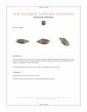 223.32 Ct. Greyish Blue Rough Sapphire Crystal from Ceylon (Sri Lanka) Appraisal