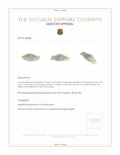 153.09 Ct. Grey Sapphire Crystal from Ceylon (Sri Lanka) Appraisal