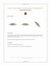 118.85 Ct. Grey Rough Sapphire Crystal from Ceylon (Sri Lanka) Appraisal