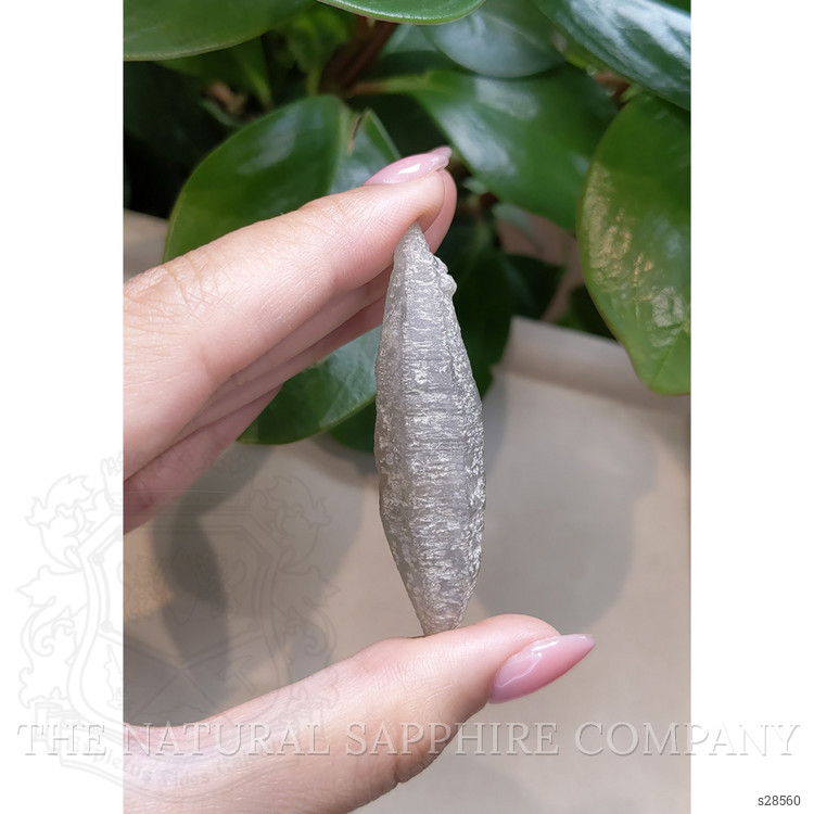 118.85 Ct. Grey Sapphire Crystal from Ceylon (Sri Lanka)