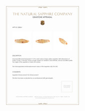 112.96 Ct. Yellow Sapphire Crystal from Ceylon (Sri Lanka) Appraisal