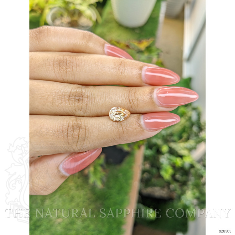 2.32 Ct. Peach Sapphire from Ceylon (Sri Lanka)